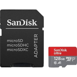 SanDisk Ultra microSDXC 128GB 140MB/s A1 con Adaptador